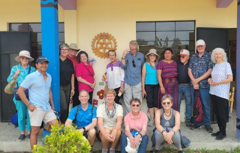 Rotary members of Los Altos Rotary Club visit